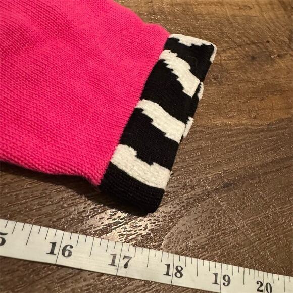 Quacker Factory Pink Cardigan Sweater 3D Embroidered Art to Wear Potted Plants - Picture 11 of 11